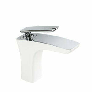 FG-1514 krom beyaz lavabo bataryası