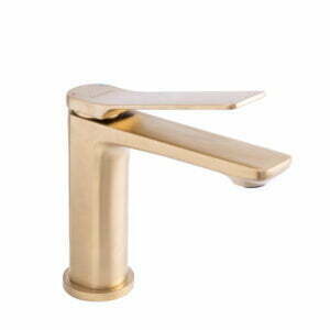 FP-0112 fırçalanmış gold lavabo bataryası