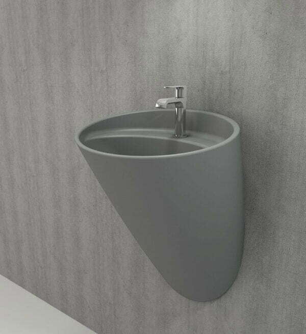 10830060126 VENEZIA MONOBLOK LAVABO MAT GRİ