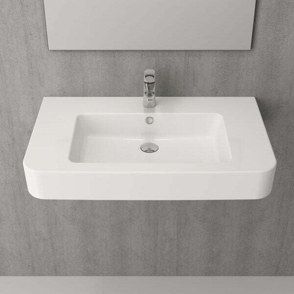 1124-001-0126 PARMA TEZGAH ÜSTÜ LAVABO BEYAZ