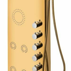 440090 golden duş paneli