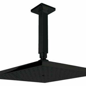 470532B corner tavandan duş başlığı siyah