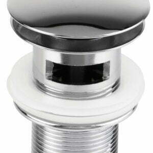 740773 sifon üst takım krom basmalı delikli