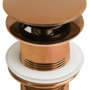 740777 sifon üst takım parlak bakır basmalı delikli