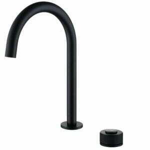 900521B-1 step iki delikli çanak tipi lavabo bataryası siyah