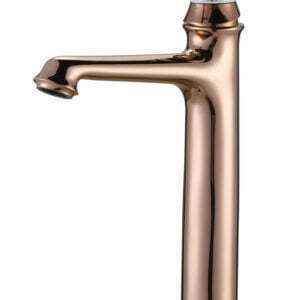 961005 çanak tipi lavabo bataryası parlak bakır