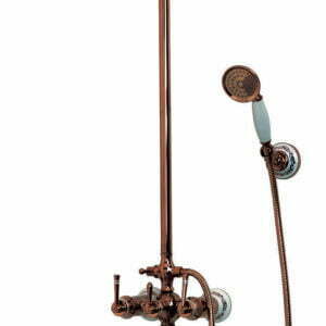 961505-2 pera parlak bakır bataryalı duş ünitesi