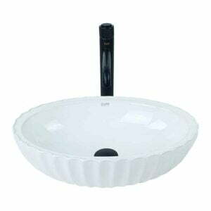 Beyaz Tezgah Üstü Çanak Lavabo W-282