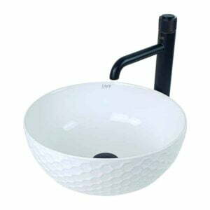 Beyaz Tezgah Üstü Çanak Lavabo W-288