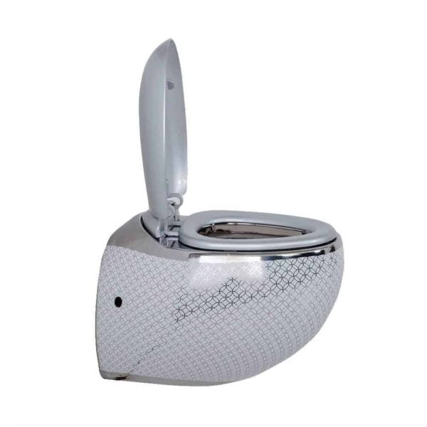 Circular Platin Asma Klozet + Yavaş Kapanır Kapak
