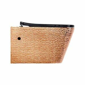 Crocodile Rose Gold & Black Kanalsız Asma Klozet