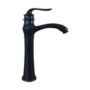 Elif Siyah Çanak Lavabo Bataryası