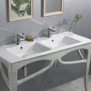 İbiza Etajerli Lavabo (Çift Hazneli)