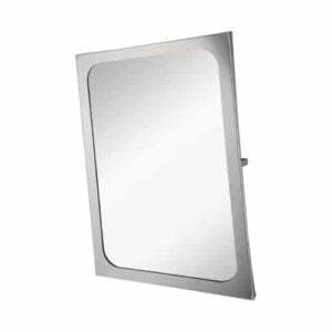 ENGELLİ AYNASI PASLANMAZ ÇELİK ÇERÇEVELİ MAFSALLI