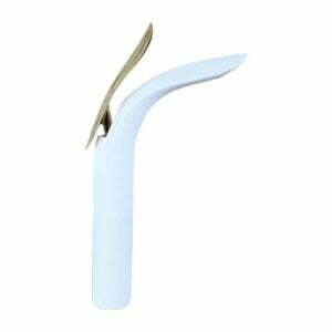 Luxury Beyaz Gold Çanak Lavabo Bataryası