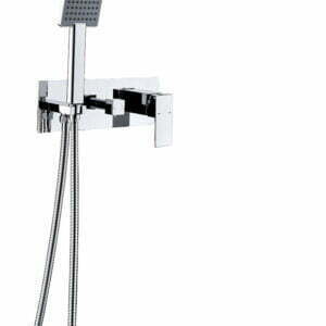 Silver Yatay Ankastre Banyo Batarya Seti 2