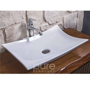 Beyaz Çanak Lavabo W-118