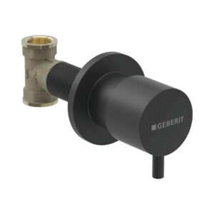 Geberit Ankastre Stop Valf Seti Siyah