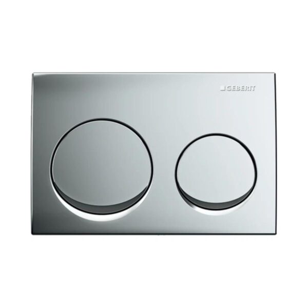 Geberit Kumanda Kapağı Alpha20 - Çift basmalı - Parlak Krom