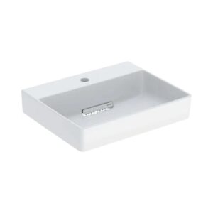 Geberit ONE Çanak Lavabo, CleanDrain, 50x40 cm, Batarya Delikli, KeraTect