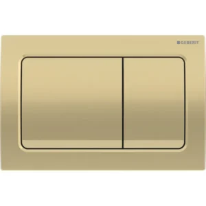 Geberit Kumanda Kapağı Alpha30 - Çift basmalı - Pirinç