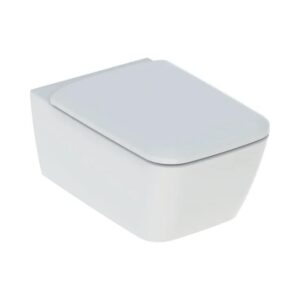 Geberit iCon Square Rimfree asma klozet, 54 cm + Kapak Dahil