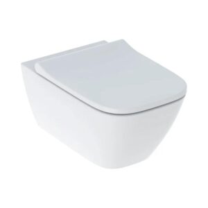 Geberit Smyle Square Rimfree asma klozet, 54 cm + Kapak Dahil