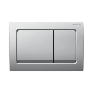 Geberit Kumanda Kapağı Alpha30 - Çift basmalı - Mat Krom