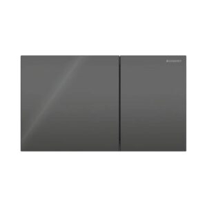 Geberit Kumanda Kapağı Sigma70 - Çift Basmalı -Siyah cam