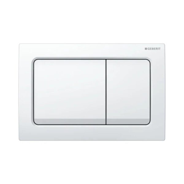 Geberit Kumanda Kapağı Alpha30 - Çift basmalı - Beyaz