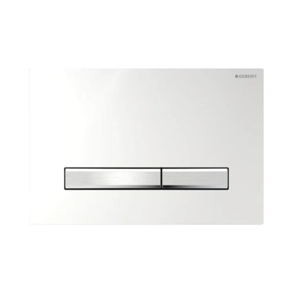 Geberit Kumanda Kapağı Sigma50 - Çift Basmalı - Parlak Krom / Krom