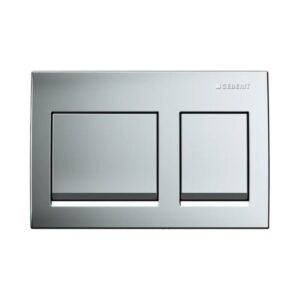 Geberit Kumanda Kapağı Alpha35 - Çift basmalı - Mat Krom