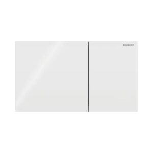 Geberit Kumanda Kapağı Sigma70 - Çift Basmalı - Beyaz cam