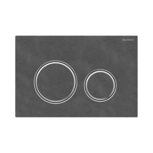 Geberit Kumanda Kapağı Sigma21 - Çift Basmalı - Arduvaz / Krom