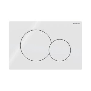 Geberit Kumanda Kapağı Sigma 01 - Çift basmalı - Beyaz