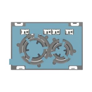 Geberit Kumanda Kapağı Sigma21 - Çift Basmalı - Kişiselleştirilebilir / Siyah Krom