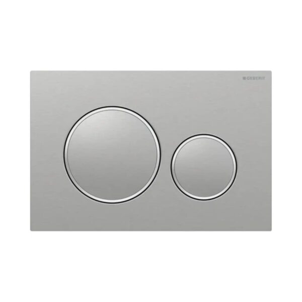 Geberit Kumanda Kapağı Sigma20 - Çift Basmalı - Paslanmaz Çelik