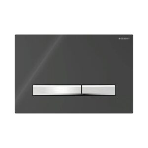 Geberit Kumanda Kapağı Sigma50 - Çift Basmalı - Siyah