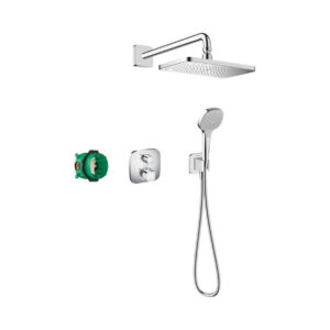 Hansgrohe Croma E Duş sistemi 280 1jet Ecostat E ile Krom