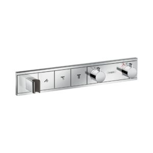 Hansgrohe RainSelect Termostat ankastre montaj, 3 çıkış için Krom