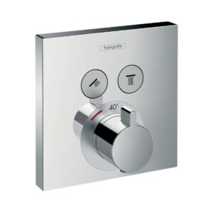 Hansgrohe ShowerSelect Termostatik Batarya, ankastre, 2 çıkış için Krom