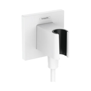 Hansgrohe FixFit E Çıkış Dirseği Askı İle Satin Beyaz