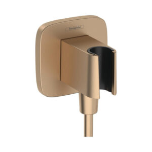Hansgrohe FixFit Q Çıkış Dirseği Askı İle Mat Bronz
