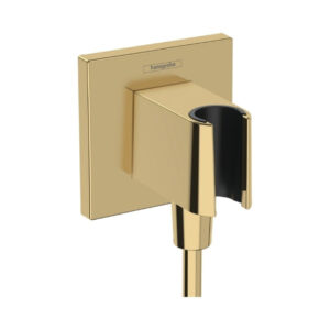 Hansgrohe FixFit E Çıkış Dirseği Askı İle Parlak Altın Optik