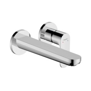 Hansgrohe Rebris S Tek kollu lavabo Bataryası Ankastre montaj, Duvara Monte, 20 cm gaga ile Krom