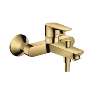 Hansgrohe Talis E Tek Kollu Banyo Bataryası Aplike Parlak Altın Optik