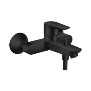 Hansgrohe Talis E Tek Kollu Banyo Bataryası Aplike Satin Siyah