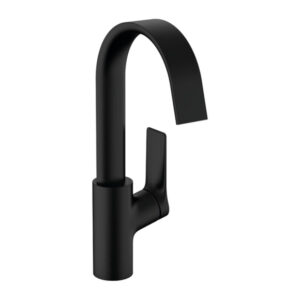 Hansgrohe Vivenis Tek Kollu Lavabo Bataryası 210, Kumandalı Satin Siyah