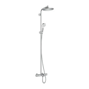 Hansgrohe Crometta S Duş Kolonu 240 1 jet, Banyo termostatı İle Krom