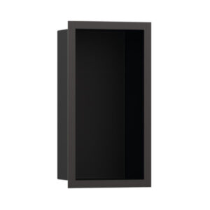 Hansgrohe XtraStoris Individual Duvar nişi Satin Siyah tasarım çerçeveli 300/150/100 Mat Siyah Krom